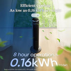 36 inch Oscillating Tower Fan with Timer Grey