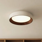 Frameless Round Flush Mount LED Ceiling Light with Acrylic Shade