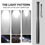 Baseball Bat Shaped LED Flashlight with Three Lighting Modes