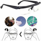 Adjustable Focus Glasses with Polycarbonate Frame and Dial