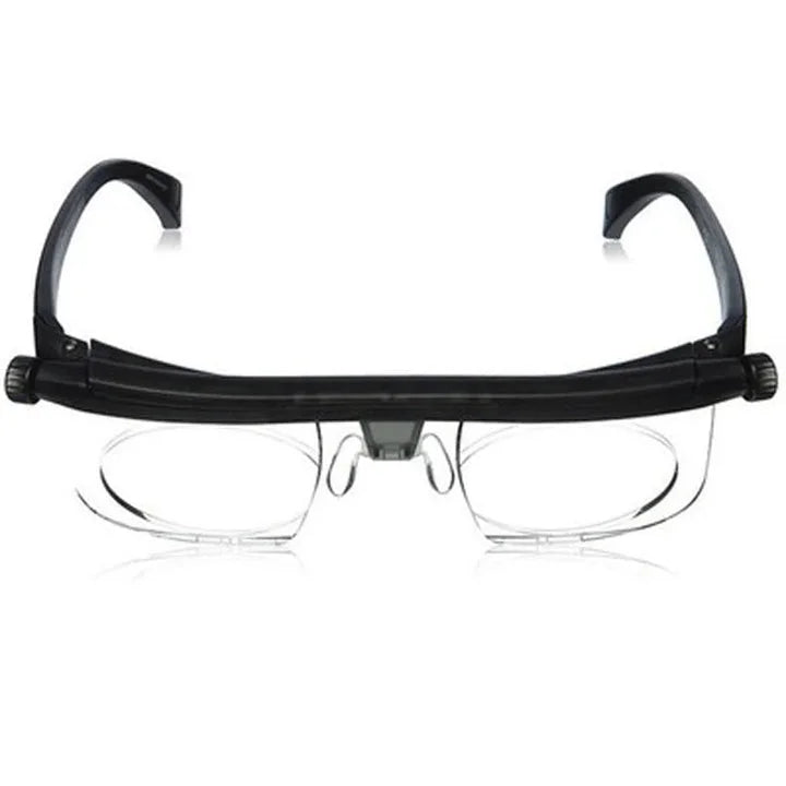 Adjustable Focus Glasses with Polycarbonate Frame and Dial