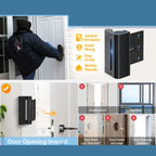 Aluminium Alloy Childproof Door Safety Latch with Screws