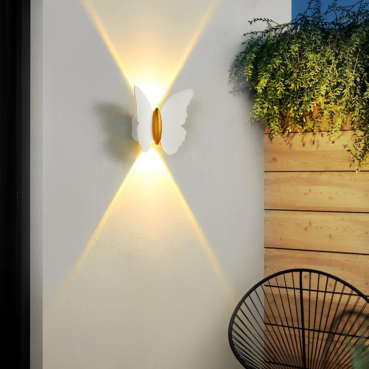 Aluminium Outdoor Wall Light with LED Animal Shape Fixture