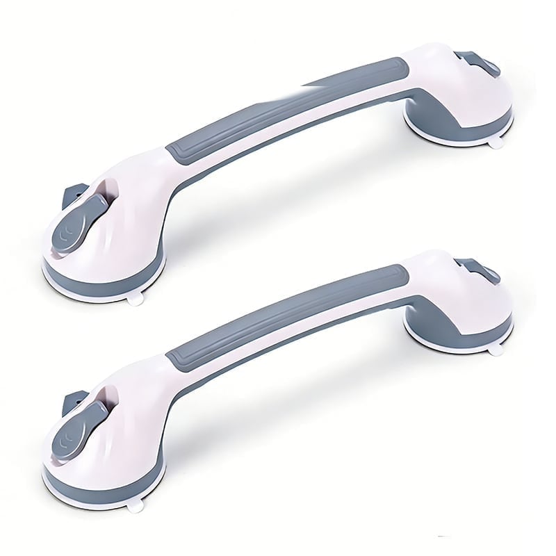 Anti Slip Handle Bathroom with Locking Suction Pads