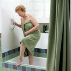 Anti Slip Handle Bathroom with Locking Suction Pads