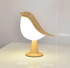 Bird Shaped Rechargeable LED Night Light with Touch Control
