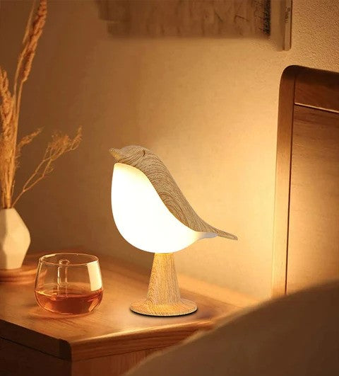 Bird Shaped Rechargeable LED Night Light with Touch Control