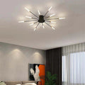Black Gold Metal Acrylic LED Ceiling Light with SMD Socket