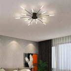 Black Gold Metal Acrylic LED Ceiling Light with SMD Socket
