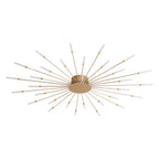 Black Gold Metal Acrylic LED Ceiling Light with SMD Socket