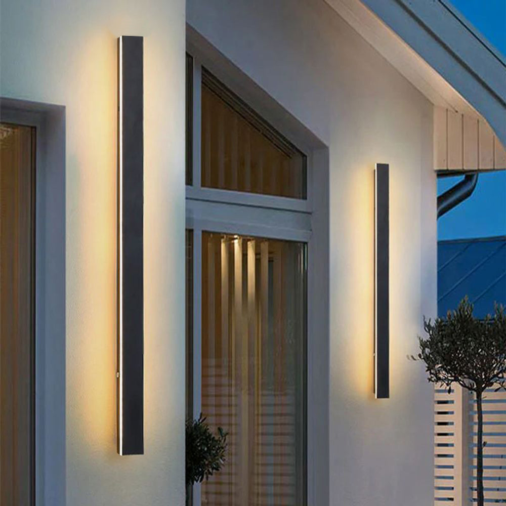 Black Metal Acrylic LED Outdoor Wall Light with SMD Lamp Base