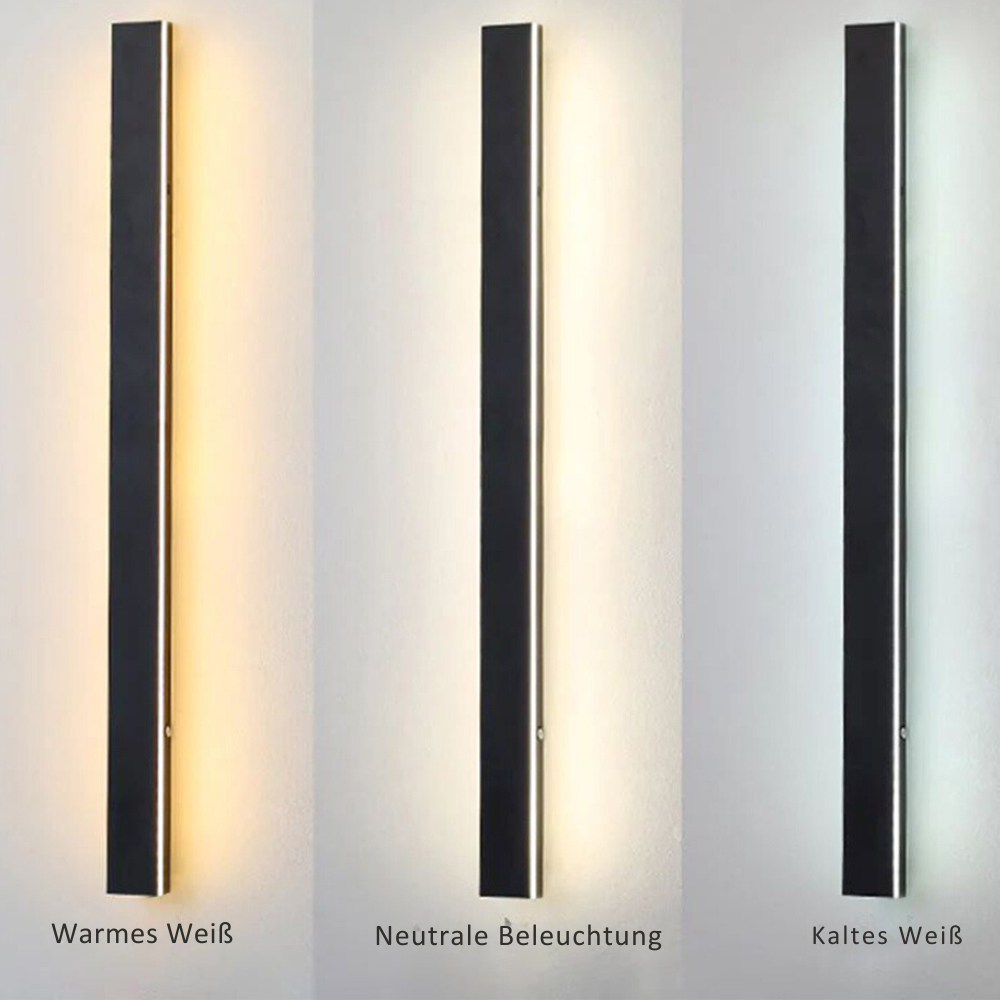 Black Metal Acrylic LED Outdoor Wall Light with SMD Lamp Base