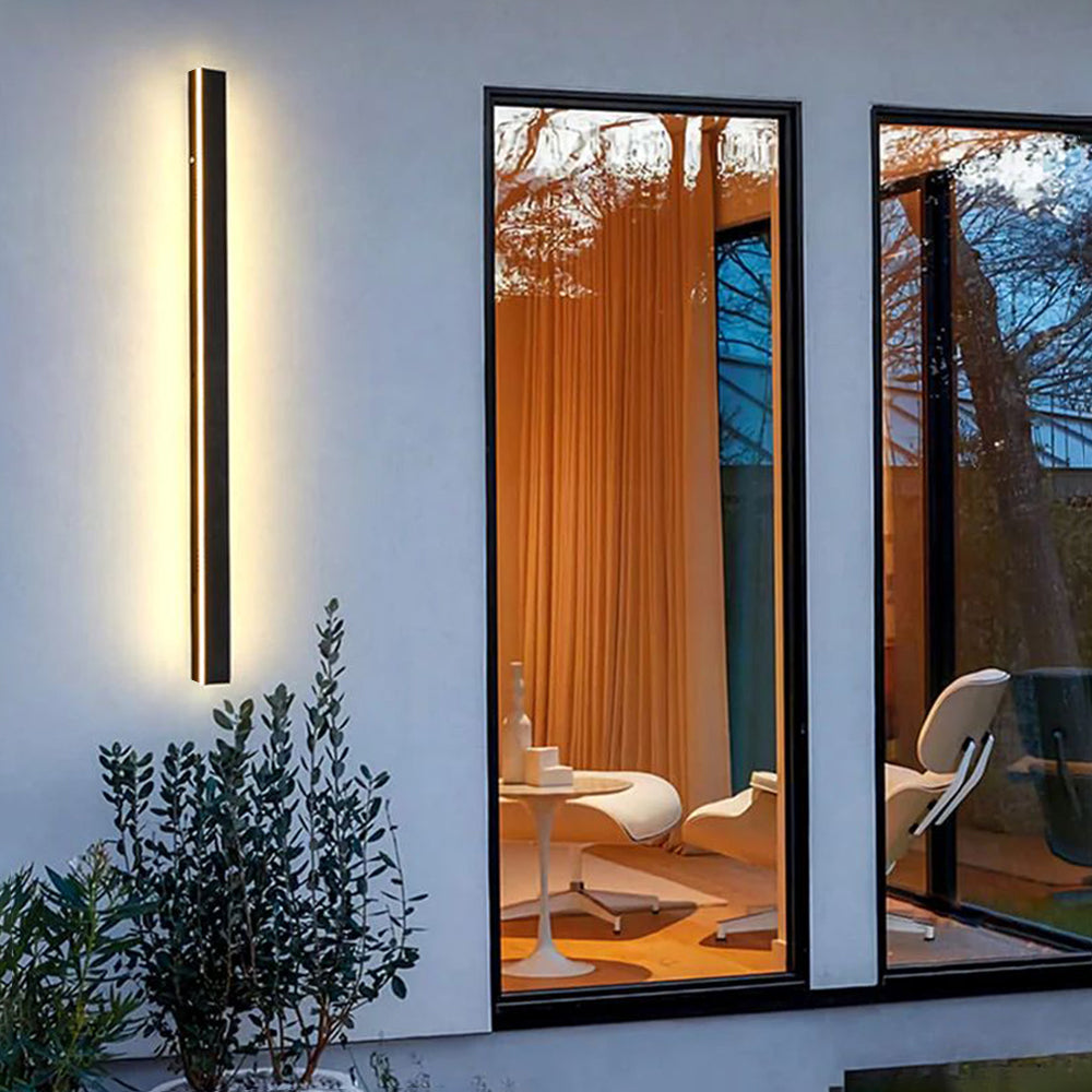Black Metal Acrylic LED Outdoor Wall Light with SMD Lamp Base