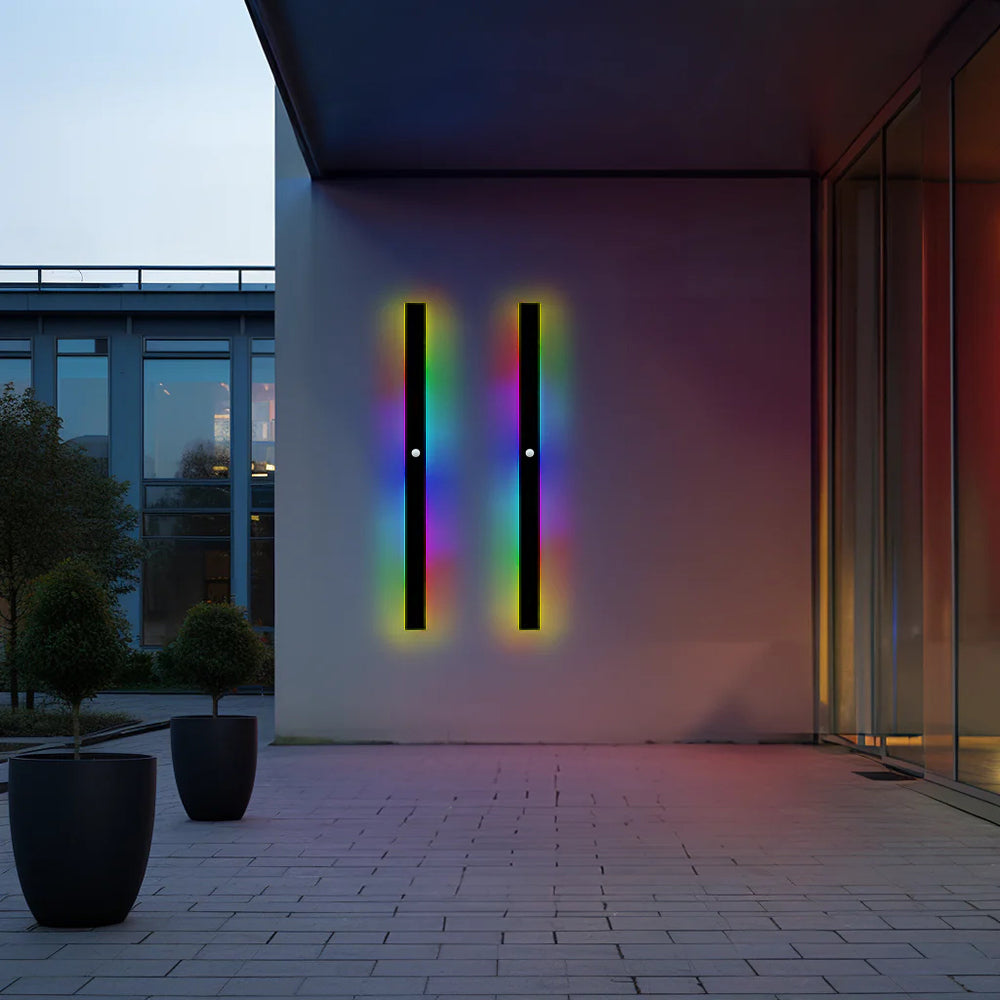 Black Metal Acrylic LED Outdoor Wall Light with SMD Lamp Base