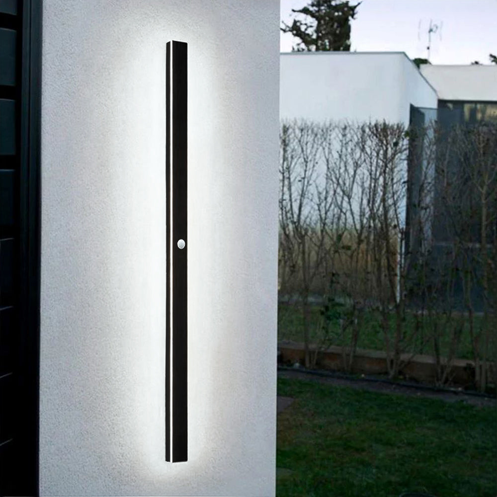 Black Metal Acrylic LED Outdoor Wall Light with SMD Lamp Base