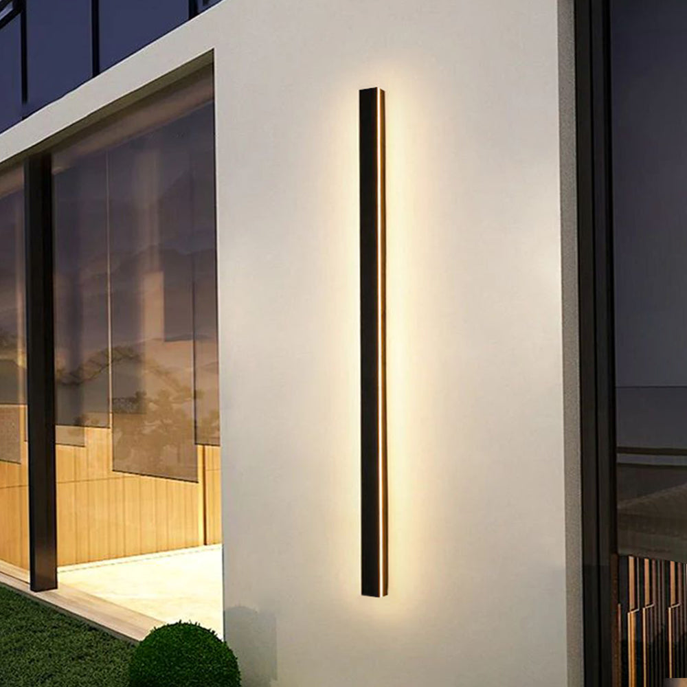 Black Metal Acrylic LED Outdoor Wall Light with SMD Lamp Base
