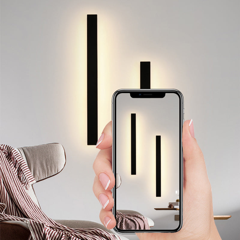 Black Metal Acrylic LED Outdoor Wall Light with SMD Lamp Base