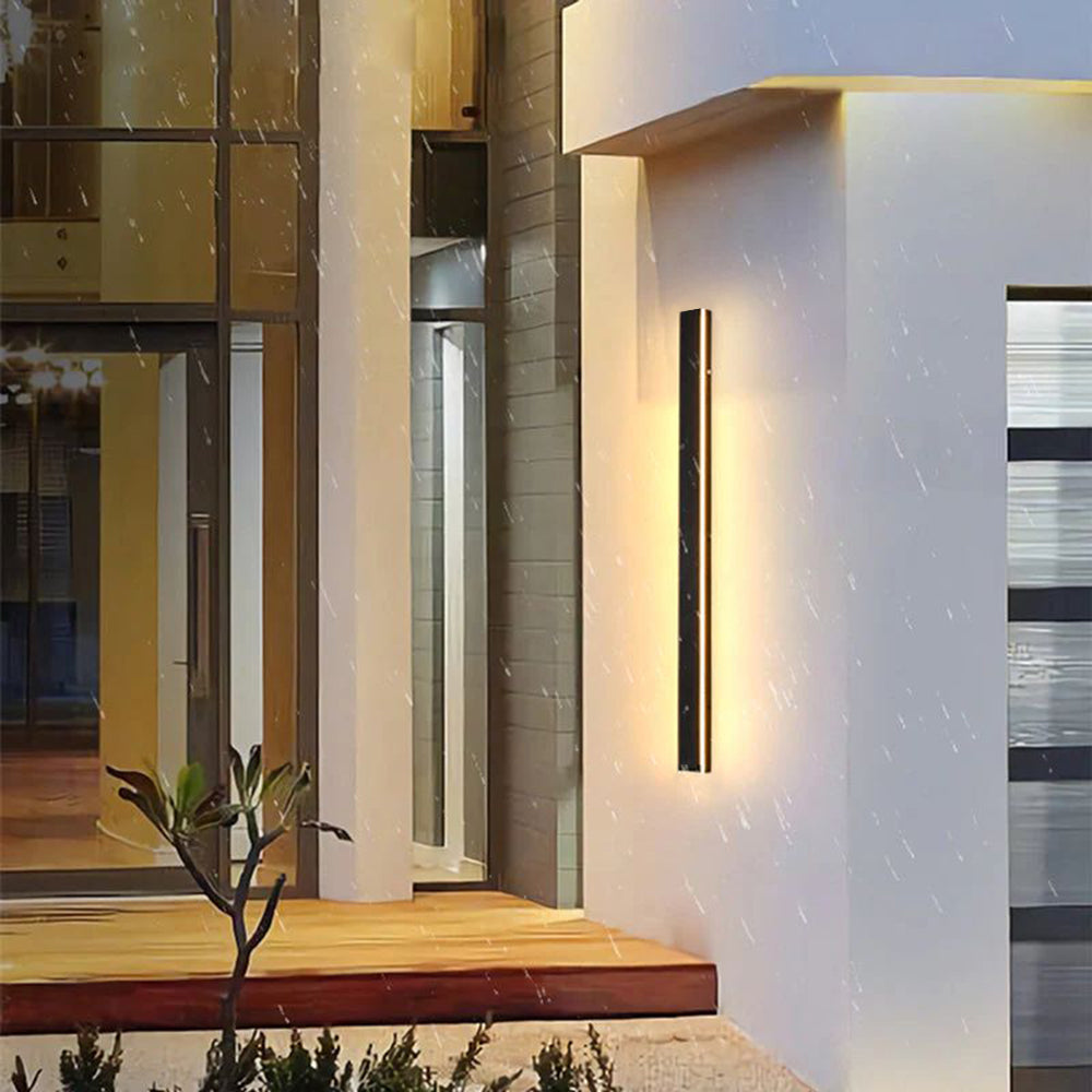 Black Metal Acrylic LED Outdoor Wall Light with SMD Lamp Base