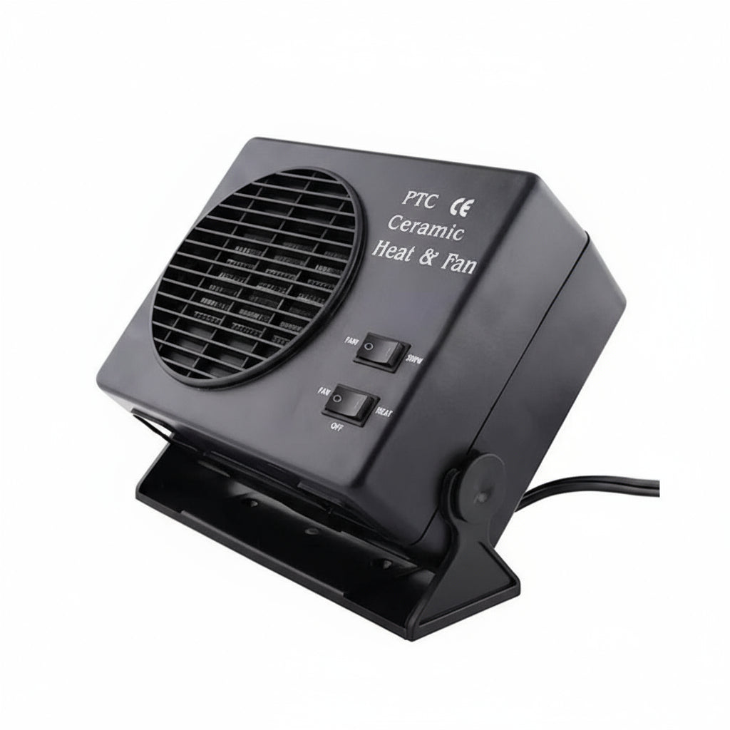 Ceramic Car Heater Fan with 12V Socket Connection