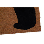 Coir Cat Design Doormat with PVC Backing Mat