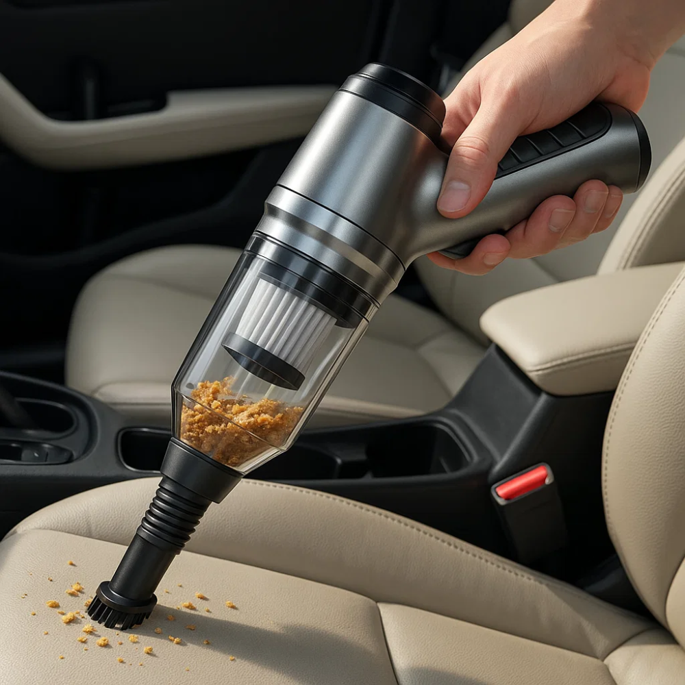 Cordless Car Vacuum Cleaner with Blower and Attachments