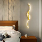Curved Indoor Wall Light with LED Light Source