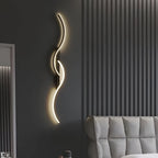 Curved Indoor Wall Light with LED Light Source