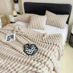 Imitation Lambswool Fleece Blanket for Sofa and Bed Use