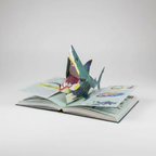 Dinosaur 3D Pop Up Book with Illustrated Pages