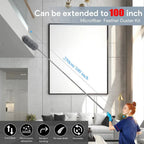 Extendable Microfiber Duster with Stainless Steel Rod Replacement Heads