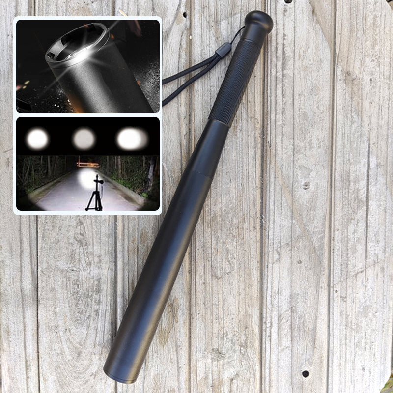 Baseball Bat Shaped LED Flashlight with Three Lighting Modes