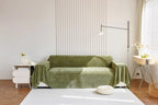 Fabric Sofa Throw Cover Green Tea Textile Colour