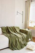 Fabric Sofa Throw Cover Green Tea Textile Colour