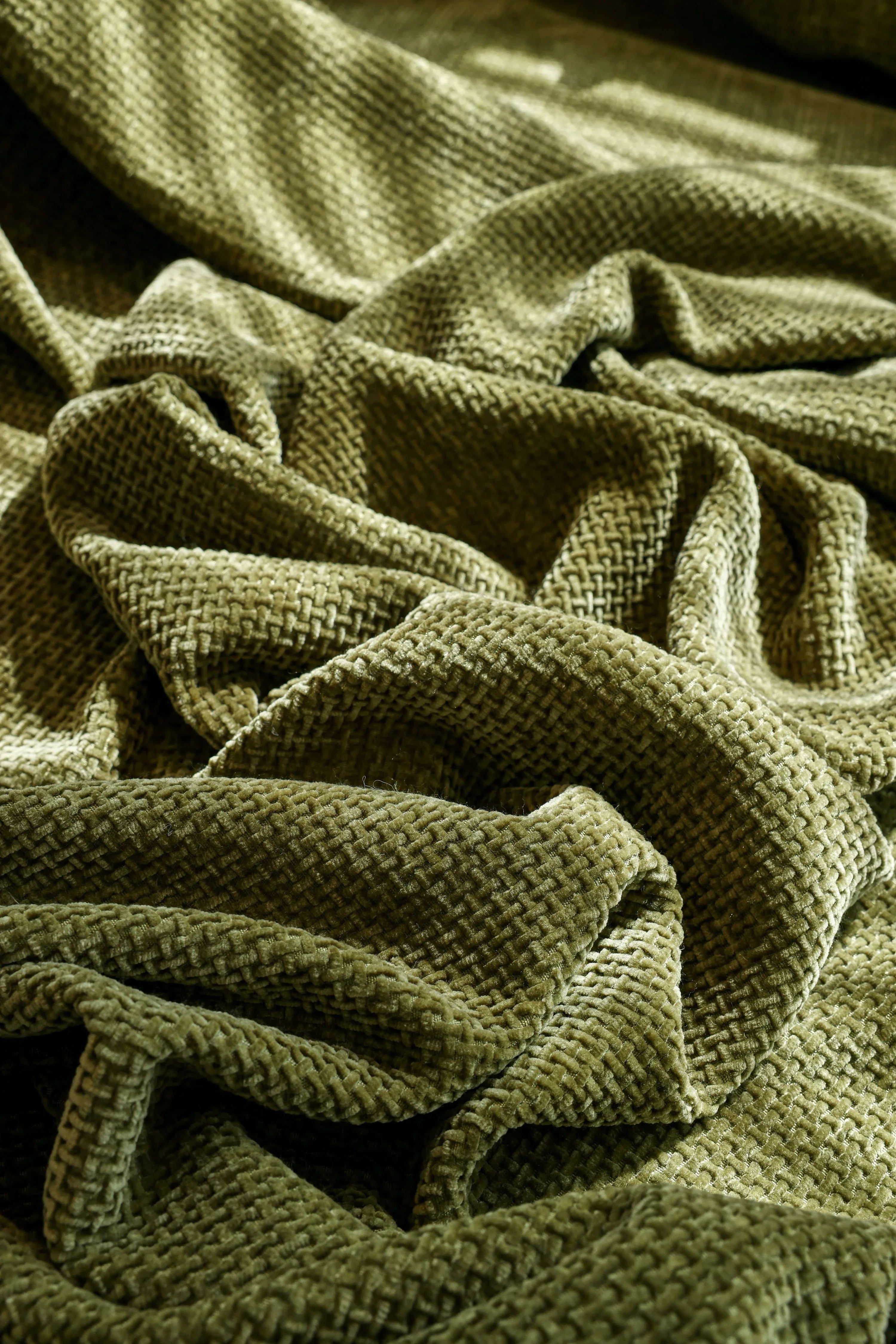 Fabric Sofa Throw Cover Green Tea Textile Colour