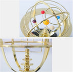 Five Planet Orrery Model with Iron and Plastic Base