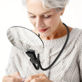 Five Times Hands Free Magnifying Glass with Neck Strap