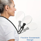 Five Times Hands Free Magnifying Glass with Neck Strap