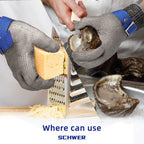 Food Grade Stainless Steel Mesh Glove with Wrist Closure
