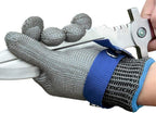 Food Grade Stainless Steel Mesh Glove with Wrist Closure