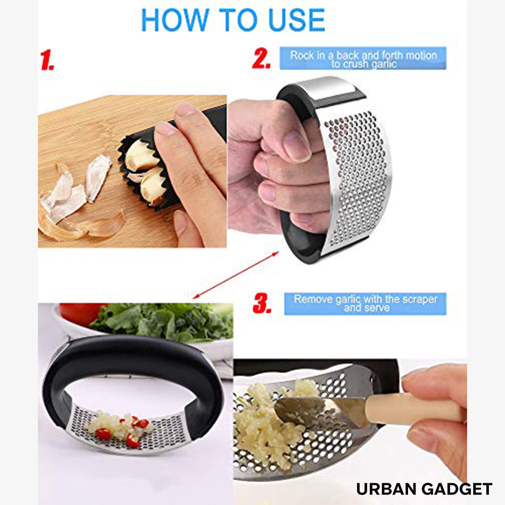 Garlic Crusher and Mincer Kitchen Tool Press for Kitchen Use