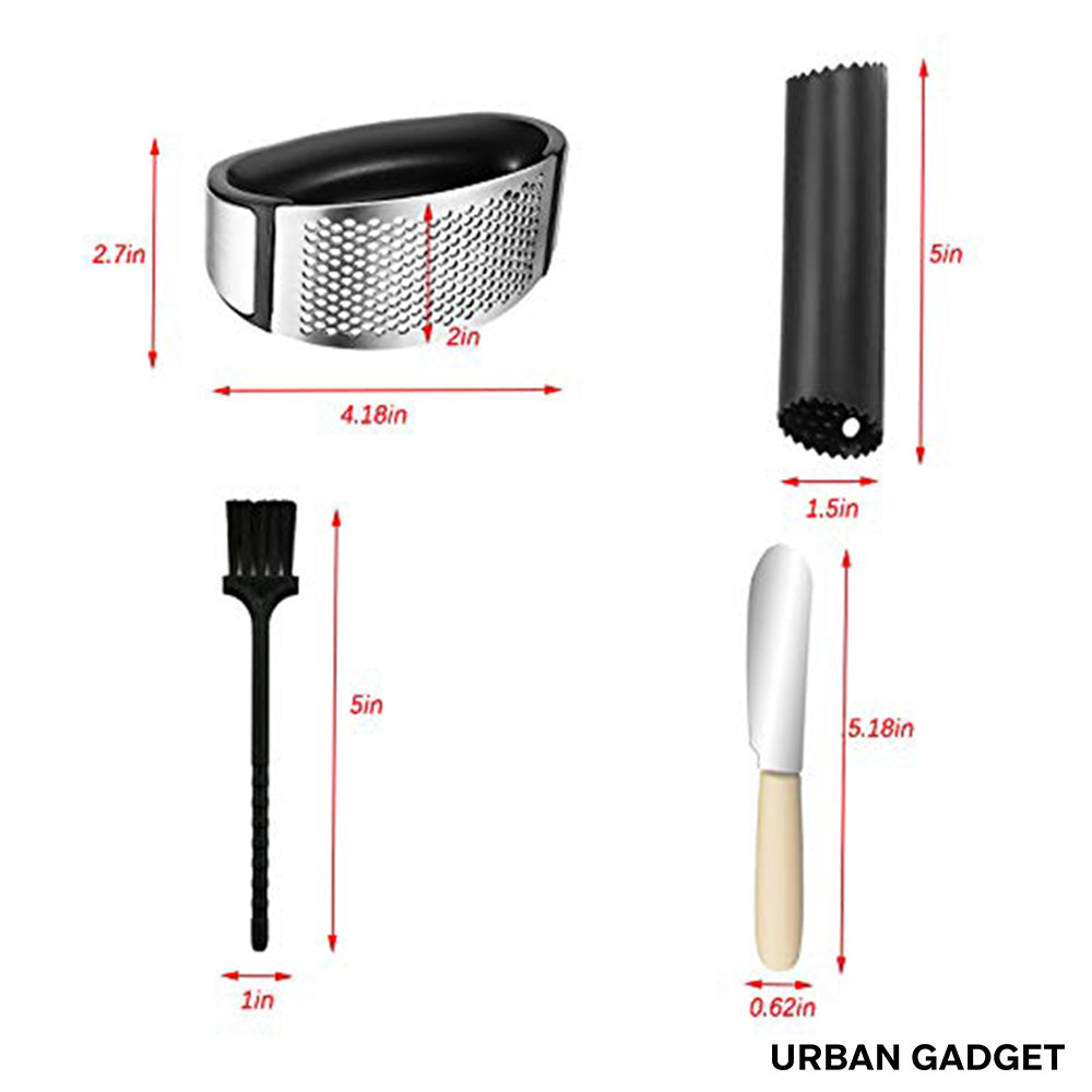 Garlic Crusher and Mincer Kitchen Tool Press for Kitchen Use