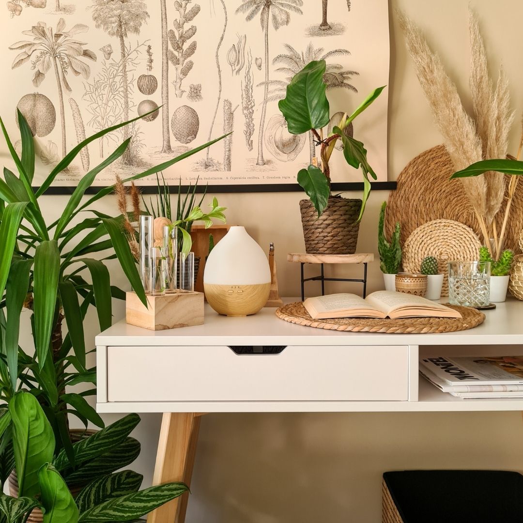 Wood Finish Aroma Diffuser Ultrasonic with LED Light