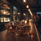 Glass Car Shaped Whiskey Decanter for Spirits Display