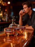Glass Car Shaped Whiskey Decanter for Spirits Display