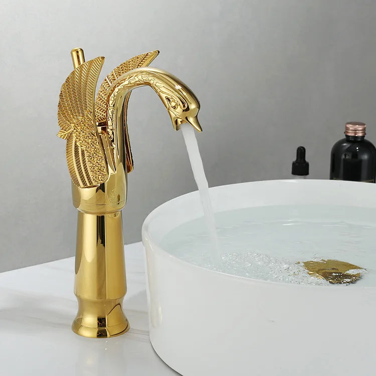 Golden Basin Faucet Single Handle Ceramic Valve Core