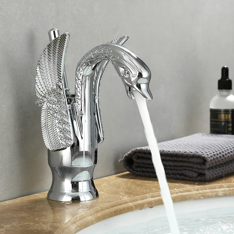 Golden Basin Faucet Single Handle Ceramic Valve Core