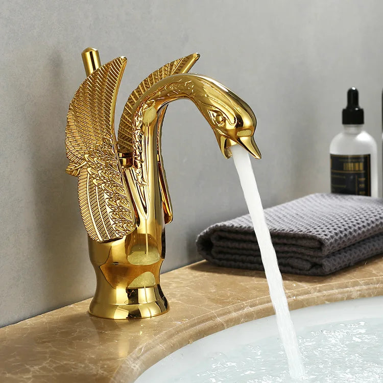 Golden Basin Faucet Single Handle Ceramic Valve Core