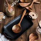 Teak Wooden Utensil Set with Multiple Pieces Options