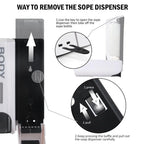 Wall Mounted Shower Dispenser 350 ml Pump System