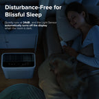 HEPA Air Purifier with Carbon Filter Sensor and Timer